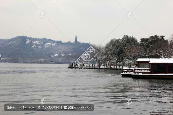 西湖雪
