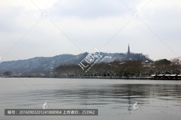 西湖雪