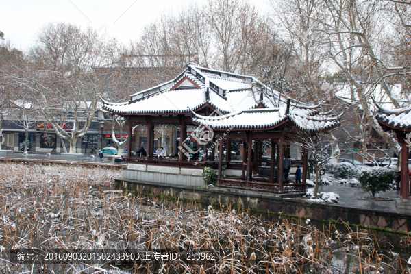 西湖雪