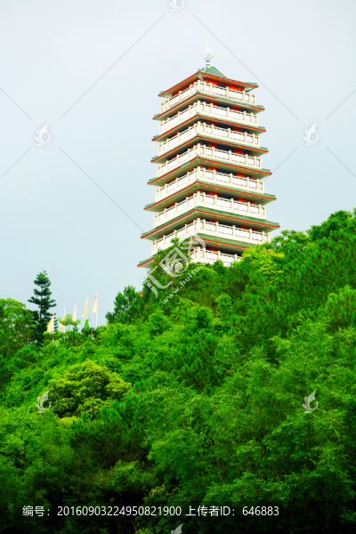 仙姑,寶塔,家廟