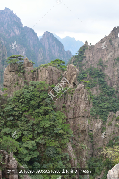 黃山奇峰怪石