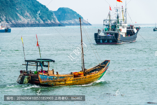 海上漁船