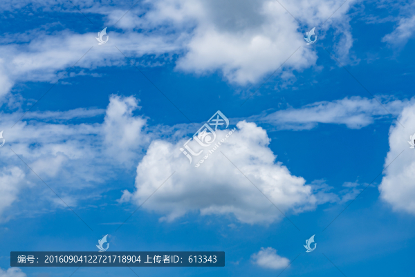 藍(lán)天與白云