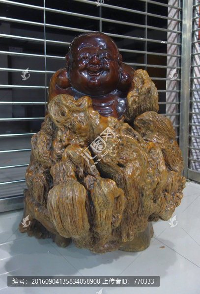 根雕彌勒佛,木雕彌勒佛