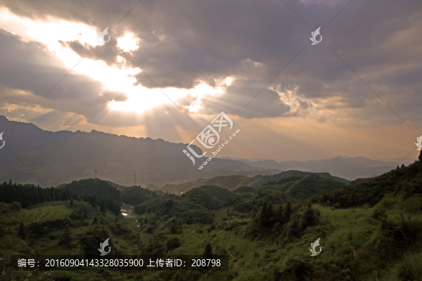 傍晚天空