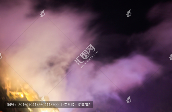 夜霧,天空