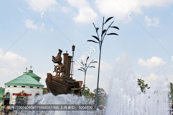 蒸汽船米奇噴泉2