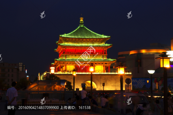 西安鐘樓夜景