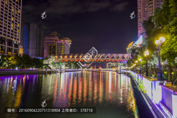 廣東省中山市石岐河步行景觀橋