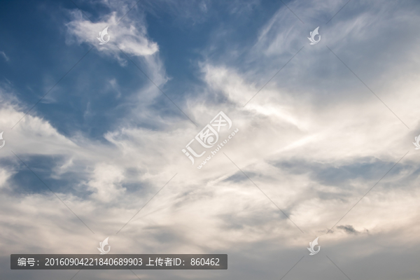 藍(lán)天白云,環(huán)保背景,藍(lán)色,晴朗