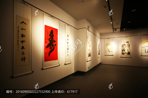 書畫展,展廳,展覽館