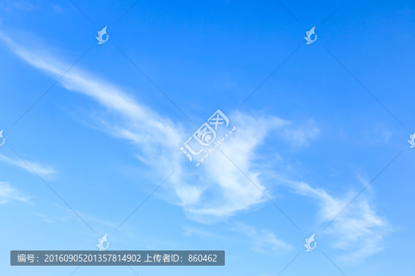 藍天白云,夏日晴空白云,夏日