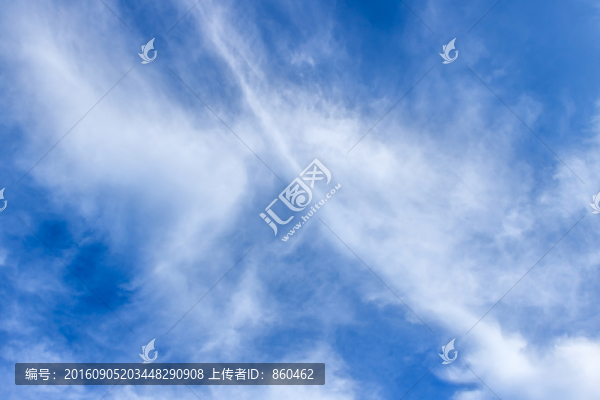 藍(lán)天白云,天空素材