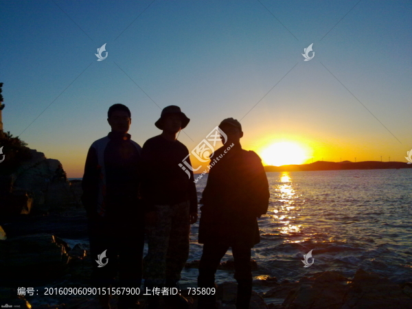 海邊合影