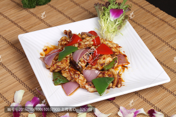 辣椒膏炒鮮魷