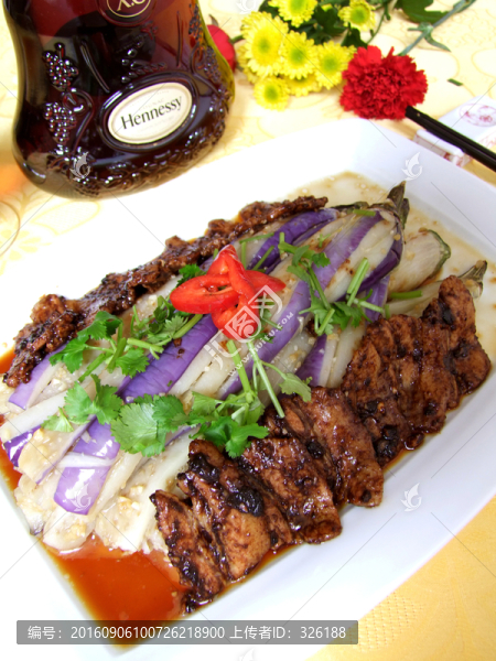 面豉醬腩肉蒸茄子