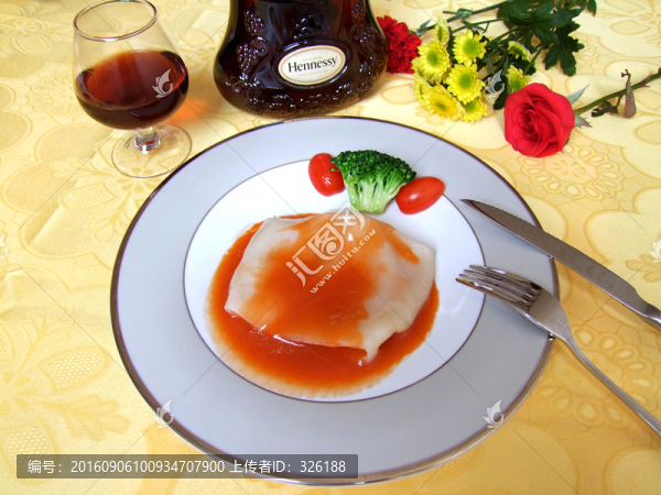 鮑汁扣黃花膠
