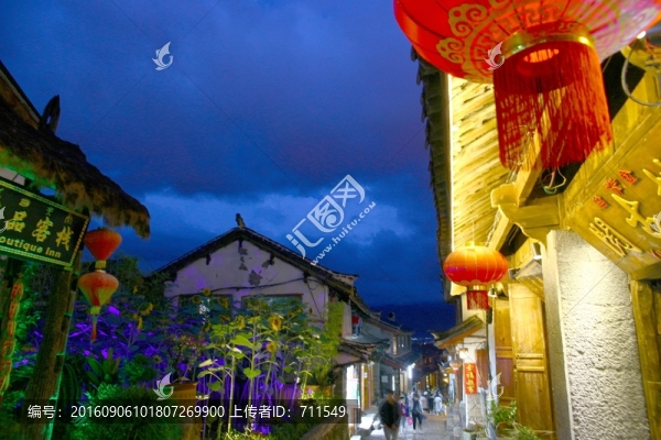 麗江古城夜色