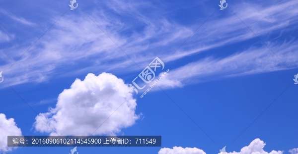 白云天空