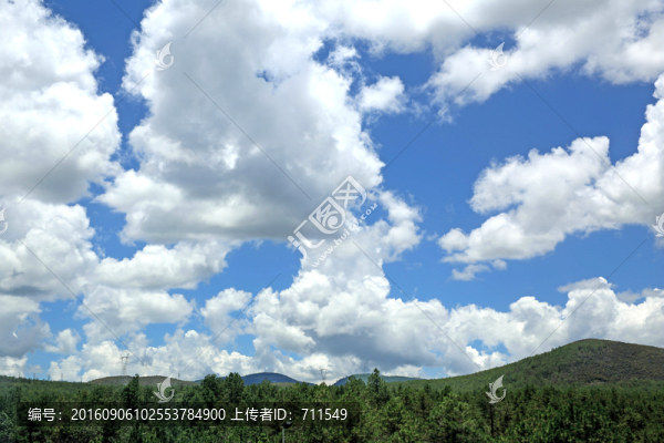 彩云之南,藍(lán)天白云