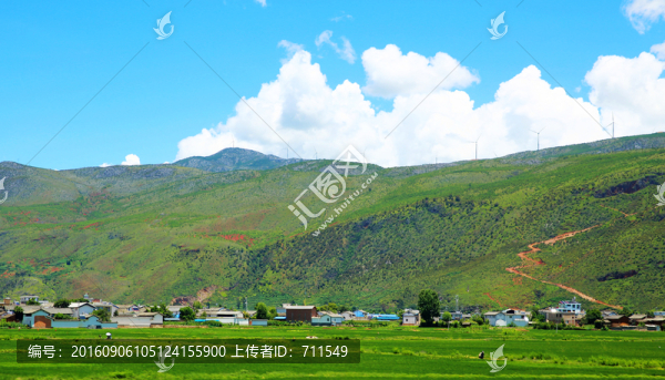 山下田園,云南風(fēng)光,,大圖