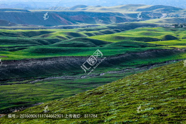 春季天山山脈