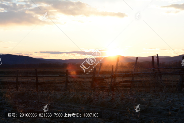夕陽西下