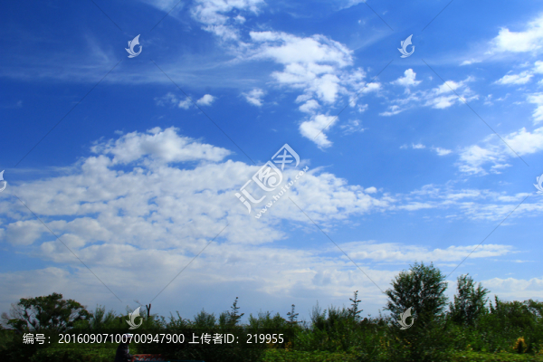 藍(lán)天,白云,大地,草原