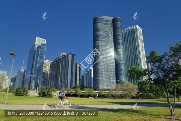 芝加哥城市建筑群