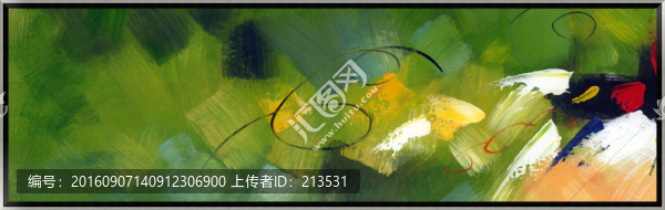 抽象油畫