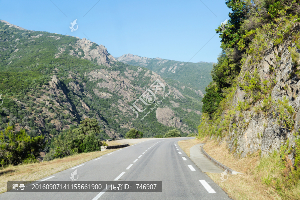 科西嘉島山區(qū)公路