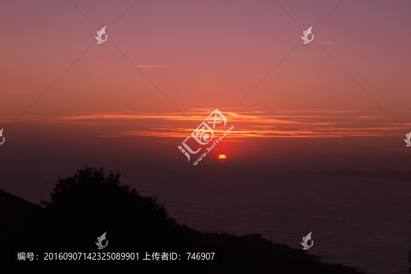 日落晚霞