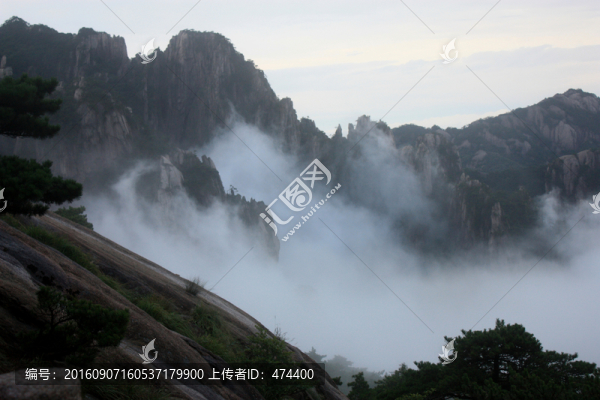 黃山,云海,云霧,安徽