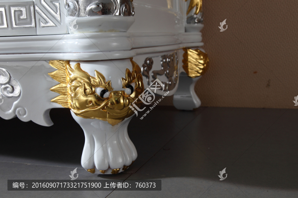 法式描金實木浴室柜