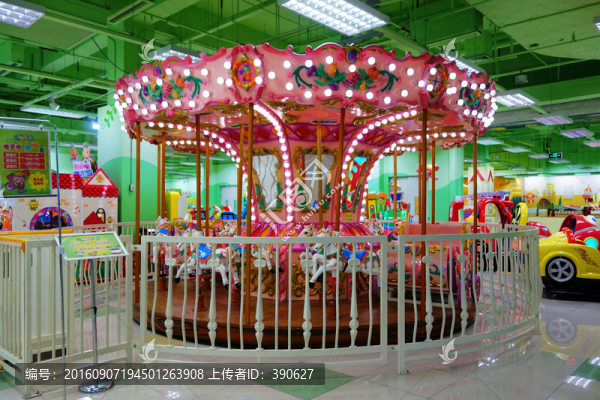旋轉木馬,室內兒童游樂場