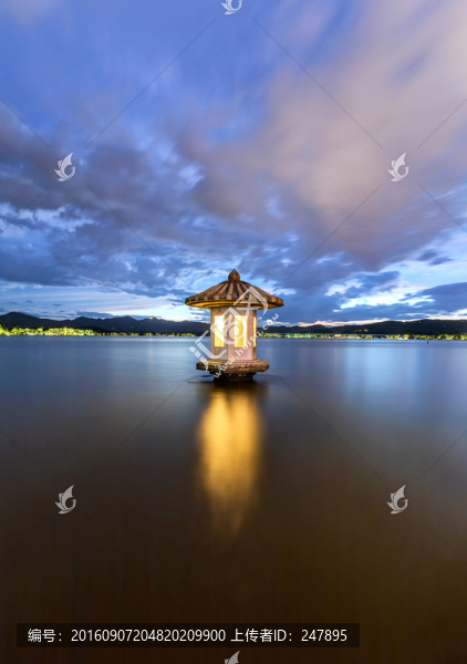 杭州西湖夜景