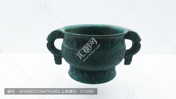 西周條紋銅簋