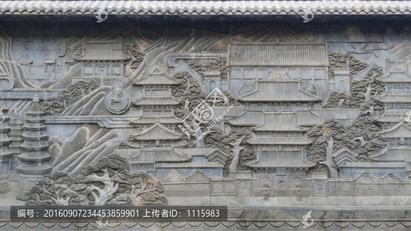 嵩山少林寺浮雕