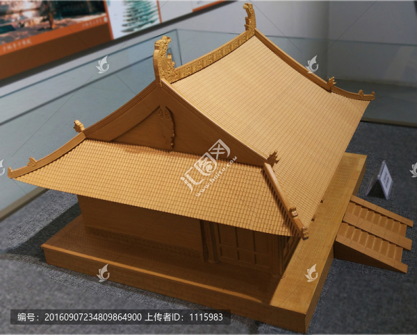 初祖庵大殿建筑模型