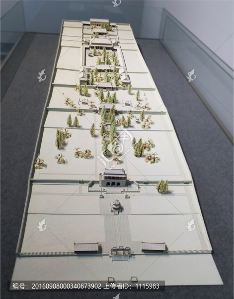 中岳廟沙盤建筑模型
