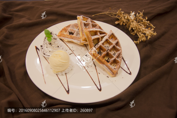 冰淇淋松餅