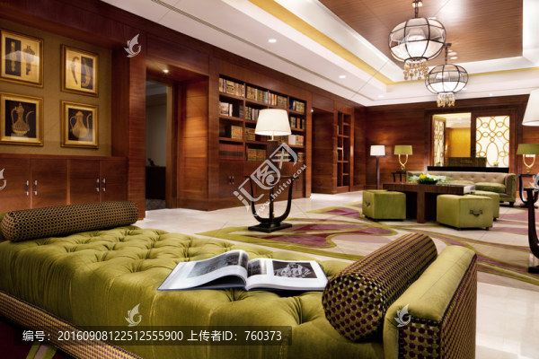 整木家裝之酒店大堂閱讀廳書房