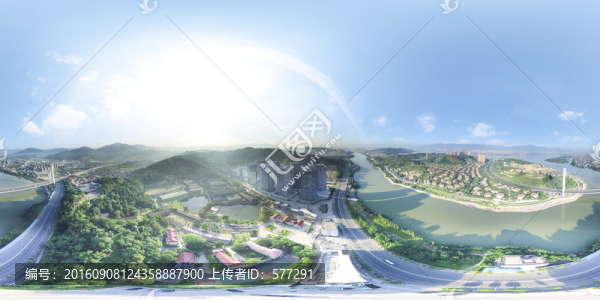 軟件園后門航拍全景