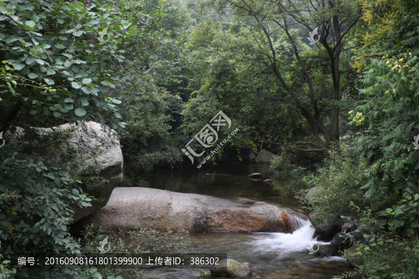 溪水山林