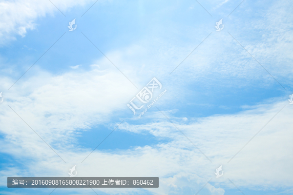藍天白云
