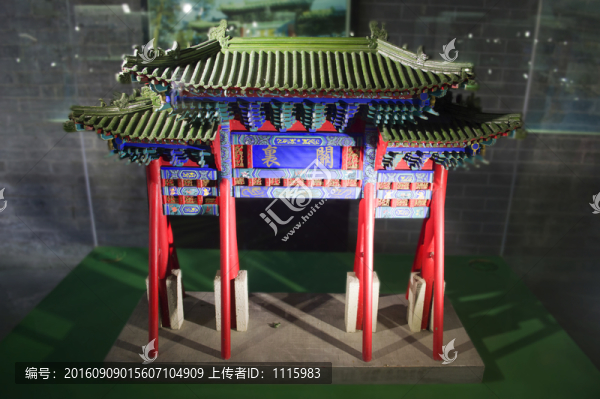古代建筑模型