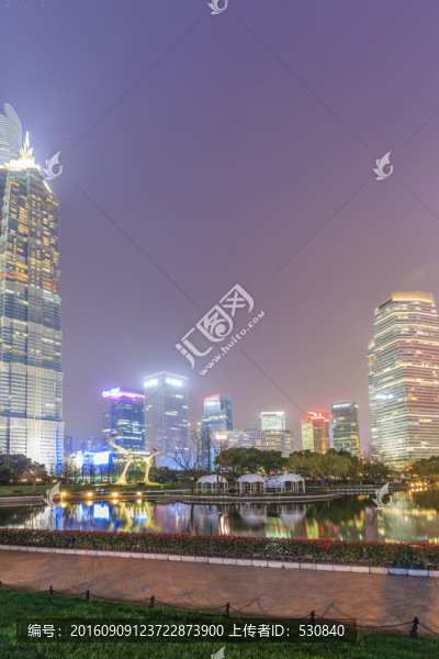 上海陸家嘴夜景