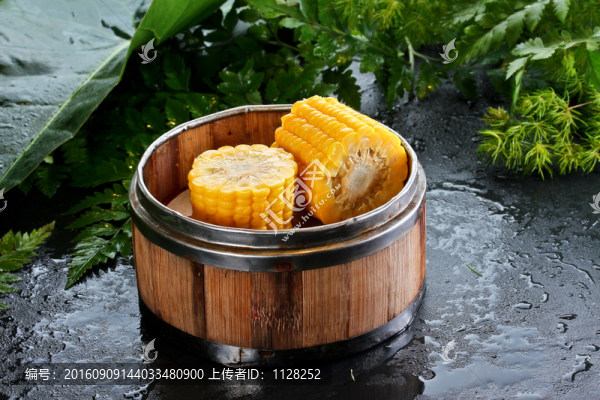 蒸玉米