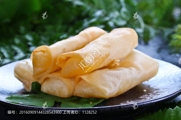 紫薯春卷