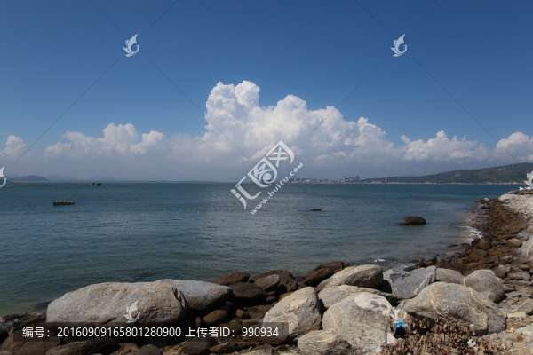 海濱風(fēng)光,島嶼,海灣,游輪